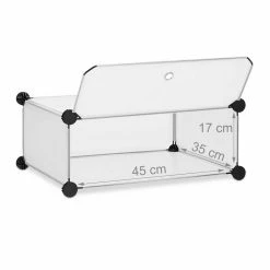 relaxdays Schuhschrank »Schuhschrank mit 6 Fächern« Transparent Transparent Schwarz, Wei&szlig;, Schwarz Transparent -Deutschland Möbel Verkäufe 2024 3600ba37 eb4a 54ed aff0 96410547ca09