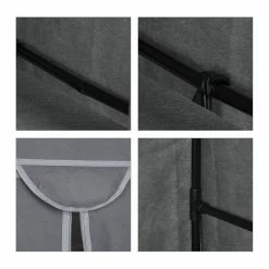 relaxdays Stoffschrank »Stoffschrank mit Kleiderstange« Anthrazit -Deutschland Möbel Verkäufe 2024 36bc10c1 ff93 5354 8cb2 bd68b012a0e5