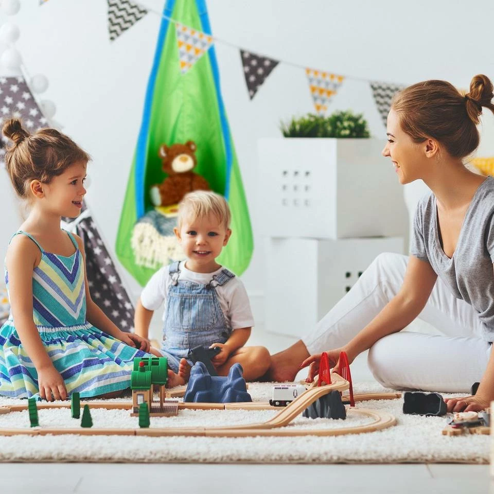 relaxdays Hängehöhle »Hängehöhle Kinder«, Orange / Rot Rot Orange, Grün Blau 5 relaxdays Hängehöhle »Hängehöhle Kinder«, Orange / Rot Rot Orange, Grün Blau – Bild 5