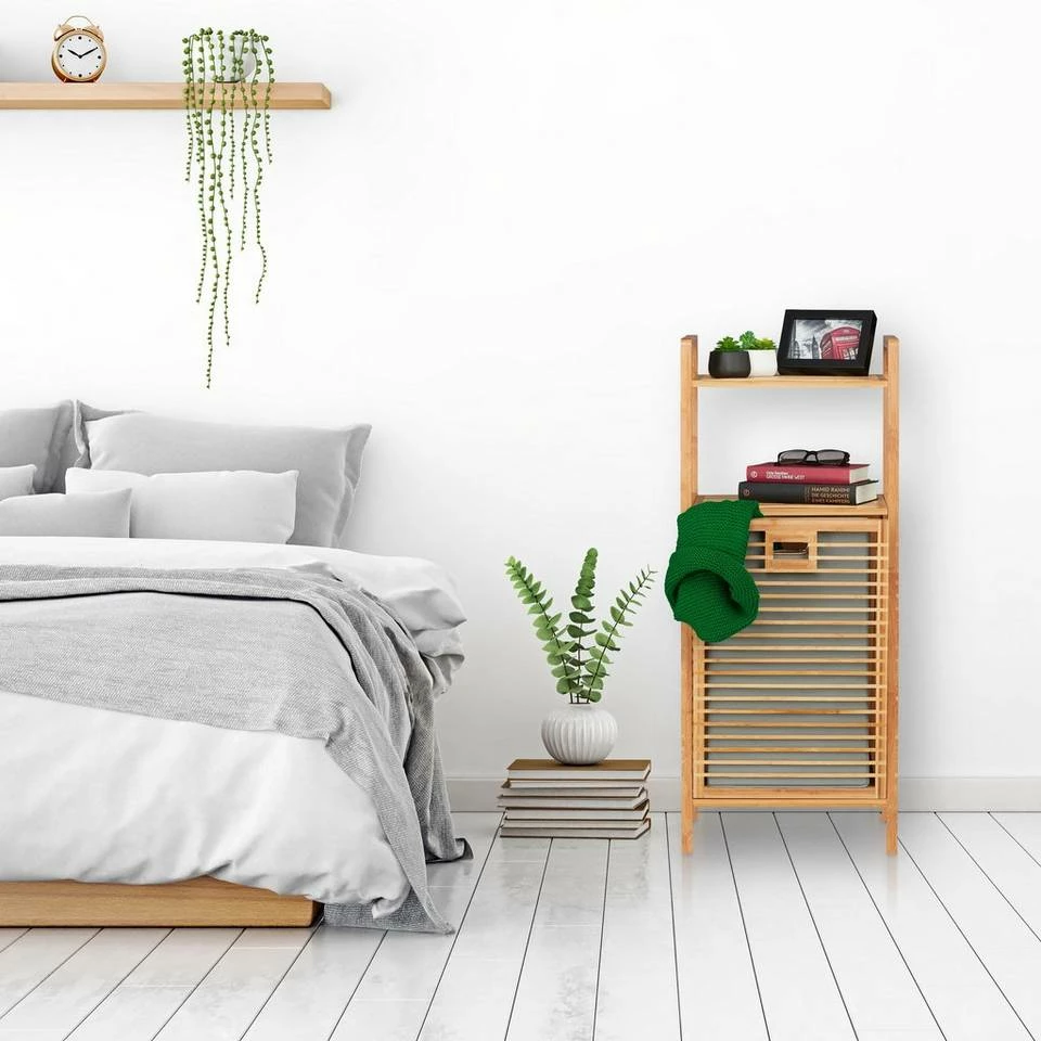 relaxdays Badregal »Badregal mit Wäschekorb« 6 relaxdays Badregal »Badregal mit Wäschekorb« – Bild 6