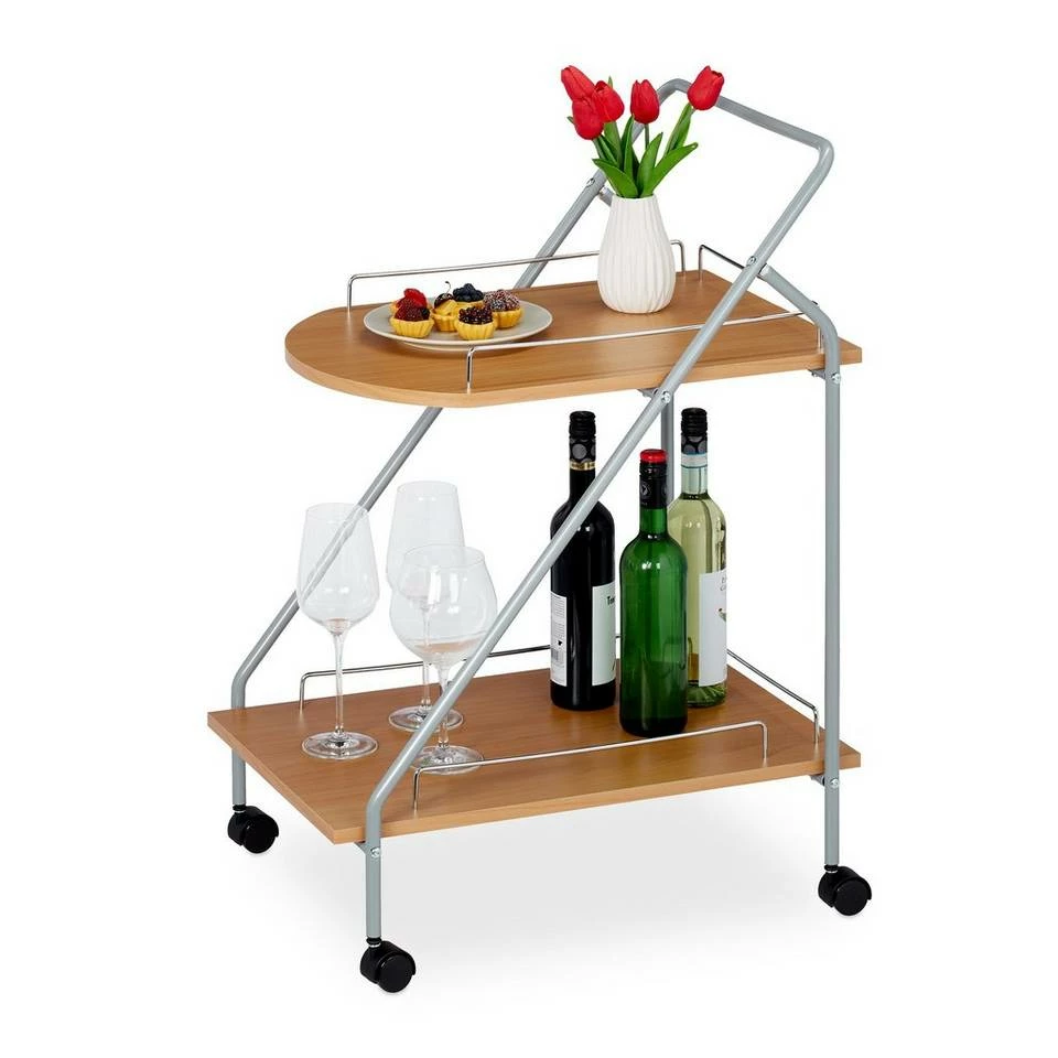relaxdays Servierwagen »Servierwagen mit 2 Etagen« 1 relaxdays Servierwagen »Servierwagen mit 2 Etagen«