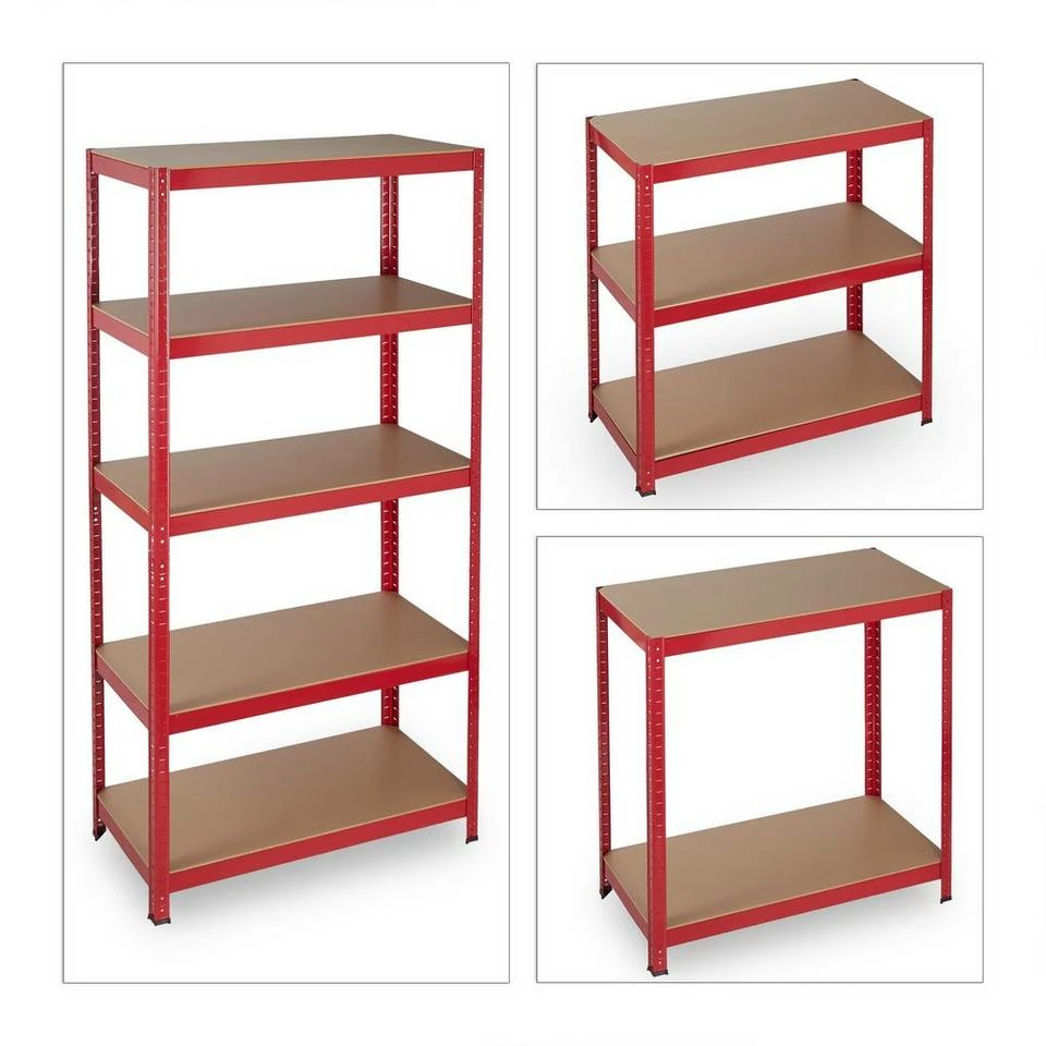 relaxdays Schwerlastregal »Schwerlastregal rot« 6 relaxdays Schwerlastregal »Schwerlastregal rot« – Bild 6