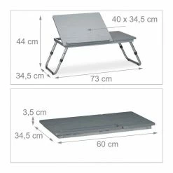 relaxdays Laptoptisch »Grauer Laptoptisch höhenverstellbar« -Deutschland Möbel Verkäufe 2024 3bb68819 b7c5 573d b4d3 435faccfa544