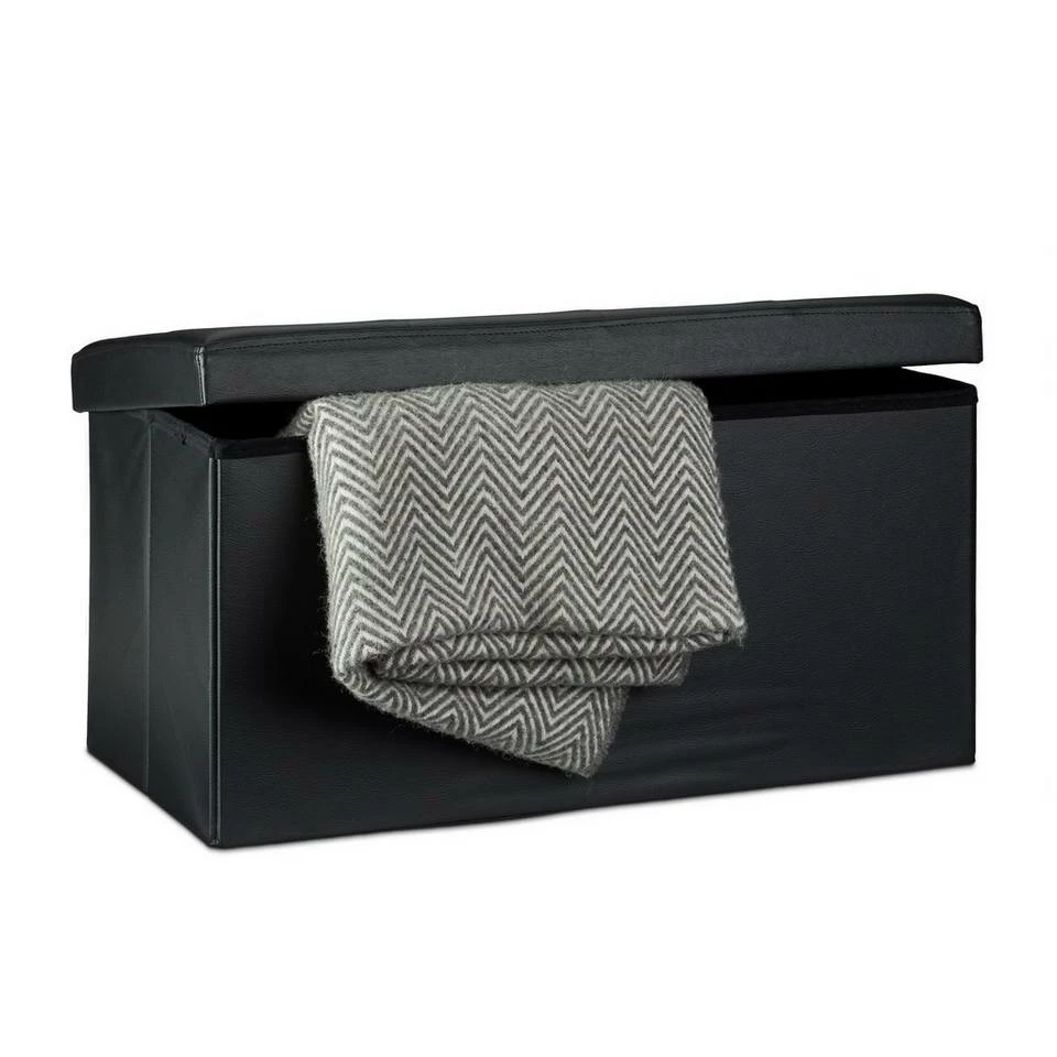 relaxdays Sitzbank »Sitzbank mit Stauraum Kunstleder«, Dunkelrot Schwarz, Braun, Grün, Creme 13 relaxdays Sitzbank »Sitzbank mit Stauraum Kunstleder«, Dunkelrot Schwarz, Braun, Grün, Creme – Bild 13