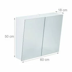 relaxdays Badezimmerspiegelschrank »Zweitüriger Spiegelschrank Bad« -Deutschland Möbel Verkäufe 2024 3c3d16ac 0861 5a6f 89d5 385a746ce80d