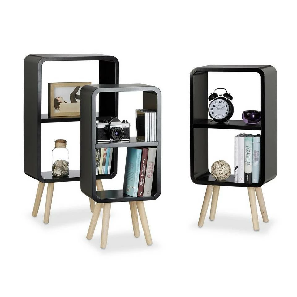 relaxdays Standregal »Standregal 3er Set mit je 2 Fächern«, Braun Lila Hellbraun, Braun Hellbraun, Hellblau Hellbraun, Grün Hellbraun 11 relaxdays Standregal »Standregal 3er Set mit je 2 Fächern«, Braun Lila Hellbraun, Braun Hellbraun, Hellblau Hellbraun, Grün Hellbraun – Bild 11