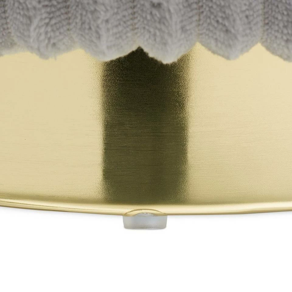 relaxdays Polsterhocker »Grauer Samthocker mit Stauraum« 6 relaxdays Polsterhocker »Grauer Samthocker mit Stauraum« – Bild 6