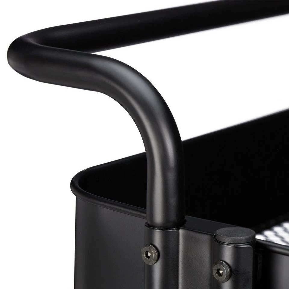 relaxdays Rollwagen »Rollwagen mit 3 Etagen«, Schwarz Türkis Schwarz, Schwarz Schwarz, Weiß Schwarz 8 relaxdays Rollwagen »Rollwagen mit 3 Etagen«, Schwarz Türkis Schwarz, Schwarz Schwarz, Weiß Schwarz – Bild 8