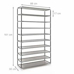 relaxdays Schuhregal »1 x Schuhschrank VALENTIN hoch anthrazit« -Deutschland Möbel Verkäufe 2024 3e7870ed cabb 5ef3 86a9 cca5422be3c9