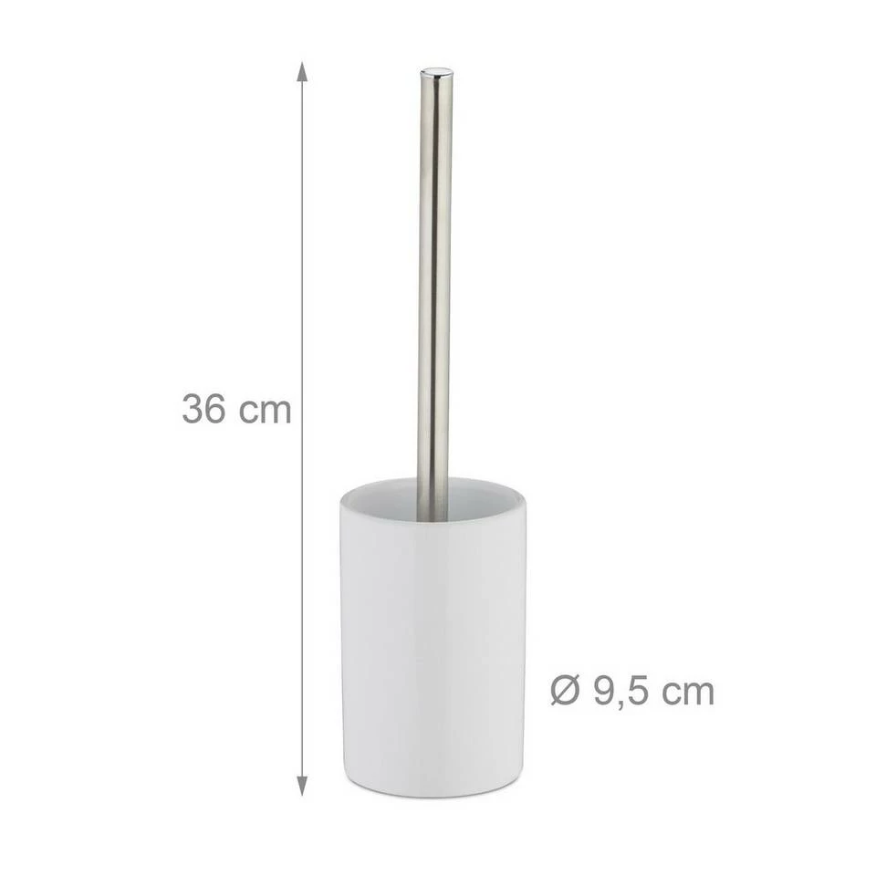 relaxdays Badezimmer-Set »10 x WC-Garnitur Keramik weiß« 4 relaxdays Badezimmer-Set »10 x WC-Garnitur Keramik weiß« – Bild 4