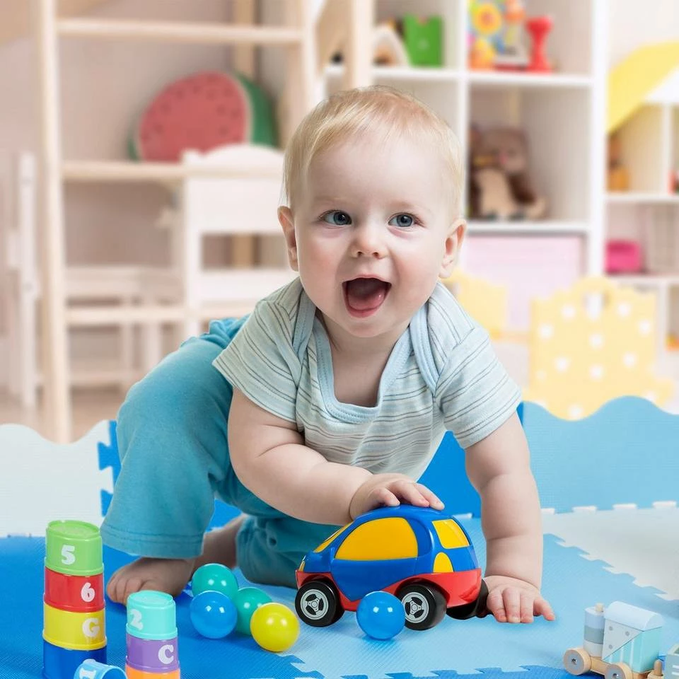 relaxdays Bodenschutzmatte »Puzzlematte mit Rand 177 x117 cm«, Set, Blau Weiß Hellblau Blau, Weiß Grau Anthrazit 3 relaxdays Bodenschutzmatte »Puzzlematte mit Rand 177 x117 cm«, Set, Blau Weiß Hellblau Blau, Weiß Grau Anthrazit – Bild 3