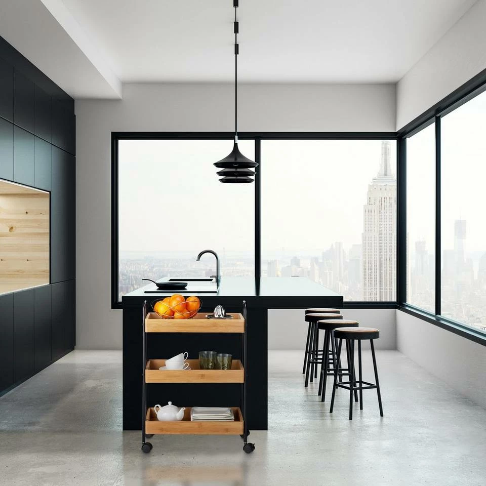 relaxdays Servierwagen »Servierwagen Bambus« 2 relaxdays Servierwagen »Servierwagen Bambus« – Bild 2