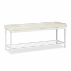 relaxdays Schuhbank »Schuhbank XXL mit Polster«, Weiß Schwarz, Creme Wei&szlig;, Dunkelbraun Schwarz -Deutschland Möbel Verkäufe 2024 41297c80 c30b 505f bdad 0ca7ab6317dc