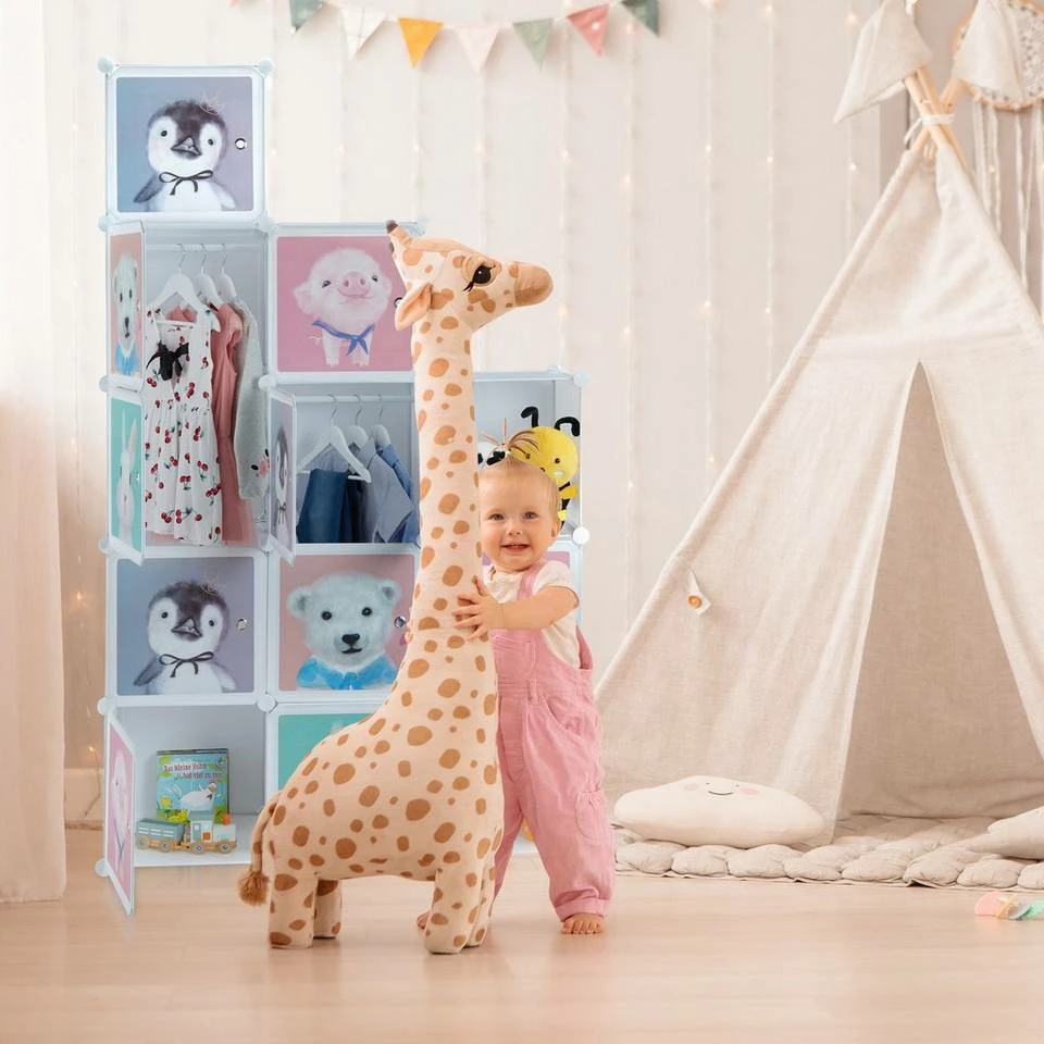 relaxdays Regal »Kinder Steckregal mit 8 Fächern weiß« 3 relaxdays Regal »Kinder Steckregal mit 8 Fächern weiß« – Bild 3