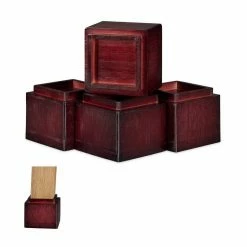 relaxdays Erhöhungs-Set »Möbelerhöher 4er Set in versch. Farben«, Weiß Braun, Hellbraun, Wei&szlig;, Schwarz -Deutschland Möbel Verkäufe 2024 4186111f 05f7 5b6f acc6 351c6db54c7c