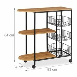 relaxdays Servierwagen »Servierwagen Industrial«, C Schwarz Braun, Schwarz Hellbraun, Weiß Braun -Deutschland Möbel Verkäufe 2024 41b1d7dd c137 5df0 bd1a 26e27a1c01f2
