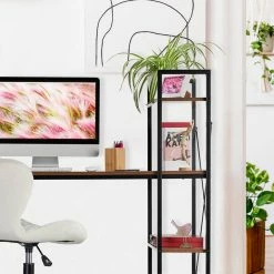 relaxdays Schreibtisch »Schreibtisch mit Regal«, Schwarz / Schwarz Braun Schwarz, Weiß 13 relaxdays Schreibtisch »Schreibtisch mit Regal«, Schwarz / Schwarz Braun Schwarz, Weiß -Deutschland Möbel Verkäufe 2024 41c81069 d67f 5447 bd64 5b266634b347