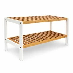 relaxdays Schuhregal »Schuhregal Bambus 2 Etagen braun-weiß« -Deutschland Möbel Verkäufe 2024 43ee1021 46ae 59f3 88d1 4535abcdce6d