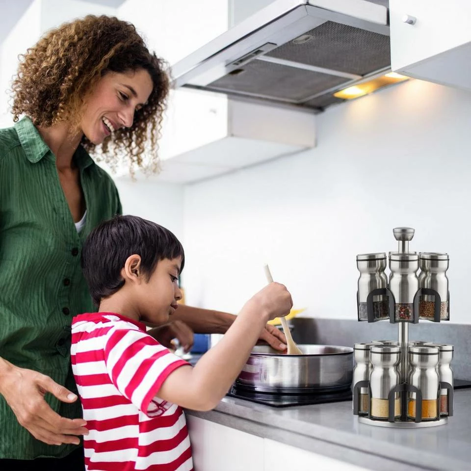 relaxdays Gewürzkarussell »Gewürzkarussell 12 Gläser« 3 relaxdays Gewürzkarussell »Gewürzkarussell 12 Gläser« – Bild 3