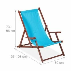 relaxdays Gartenliege »Liegestuhl Holz Stoff«, Hellblau -Deutschland Möbel Verkäufe 2024 44b603c8 9fd9 525a a851 920a3c9d99c9