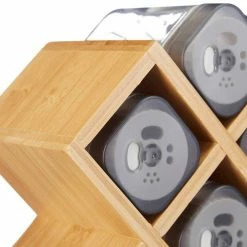 relaxdays Gewürzregal »Gewürzregal mit 18 Gläsern« -Deutschland Möbel Verkäufe 2024 452c35af 1249 591f a8f5 4fb2f72be334