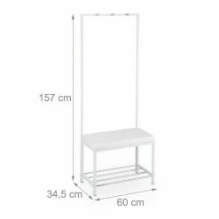 relaxdays Garderobenständer »Garderobenständer mit Schuhablage« -Deutschland Möbel Verkäufe 2024 4563936d 9710 5ced b3a6 db059ad1f774