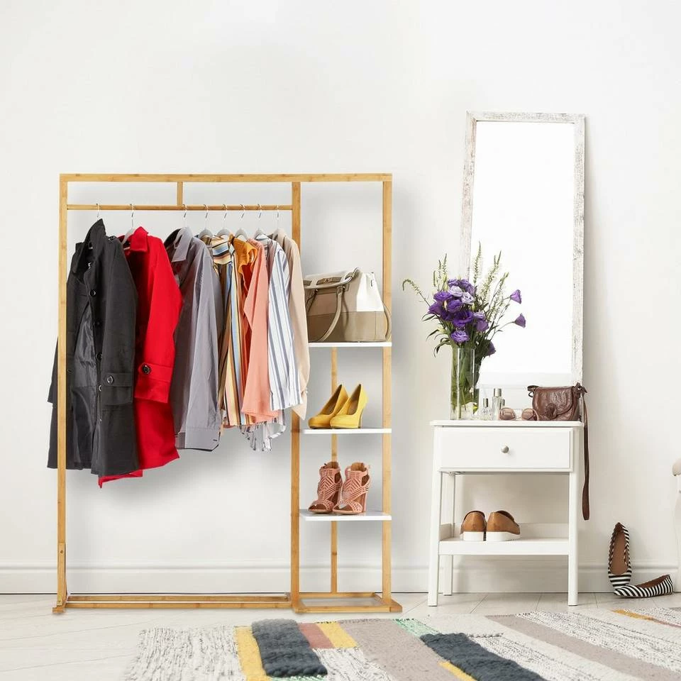 relaxdays Kleiderständer »Kleiderständer Bambus und MDF« 2 relaxdays Kleiderständer »Kleiderständer Bambus und MDF« – Bild 2