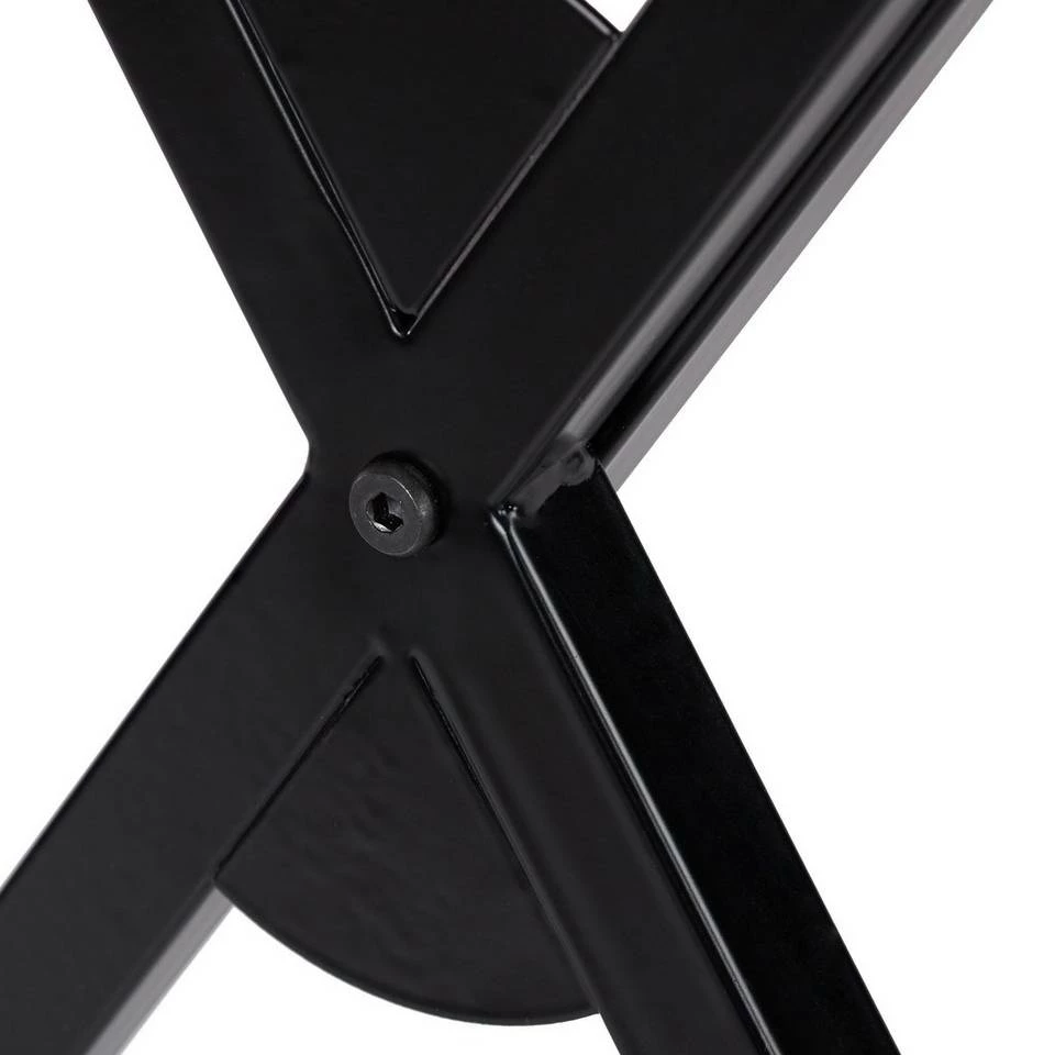 relaxdays Schreibtisch »Schreibtisch Basic«, Schwarz / Schwarz Braun Schwarz, Weiß 7 relaxdays Schreibtisch »Schreibtisch Basic«, Schwarz / Schwarz Braun Schwarz, Weiß – Bild 7