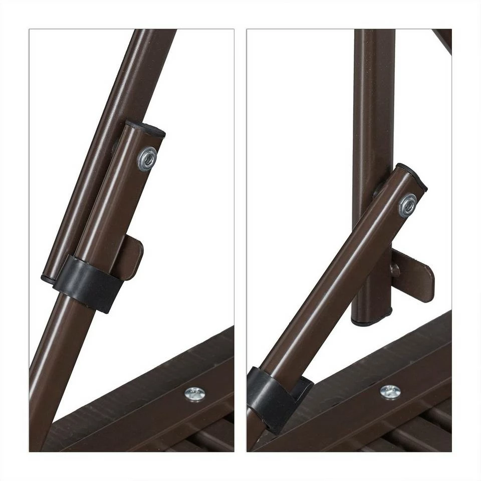 relaxdays Gartentisch »Klappbarer Gartentisch Holz-Optik« 6 relaxdays Gartentisch »Klappbarer Gartentisch Holz-Optik« – Bild 6