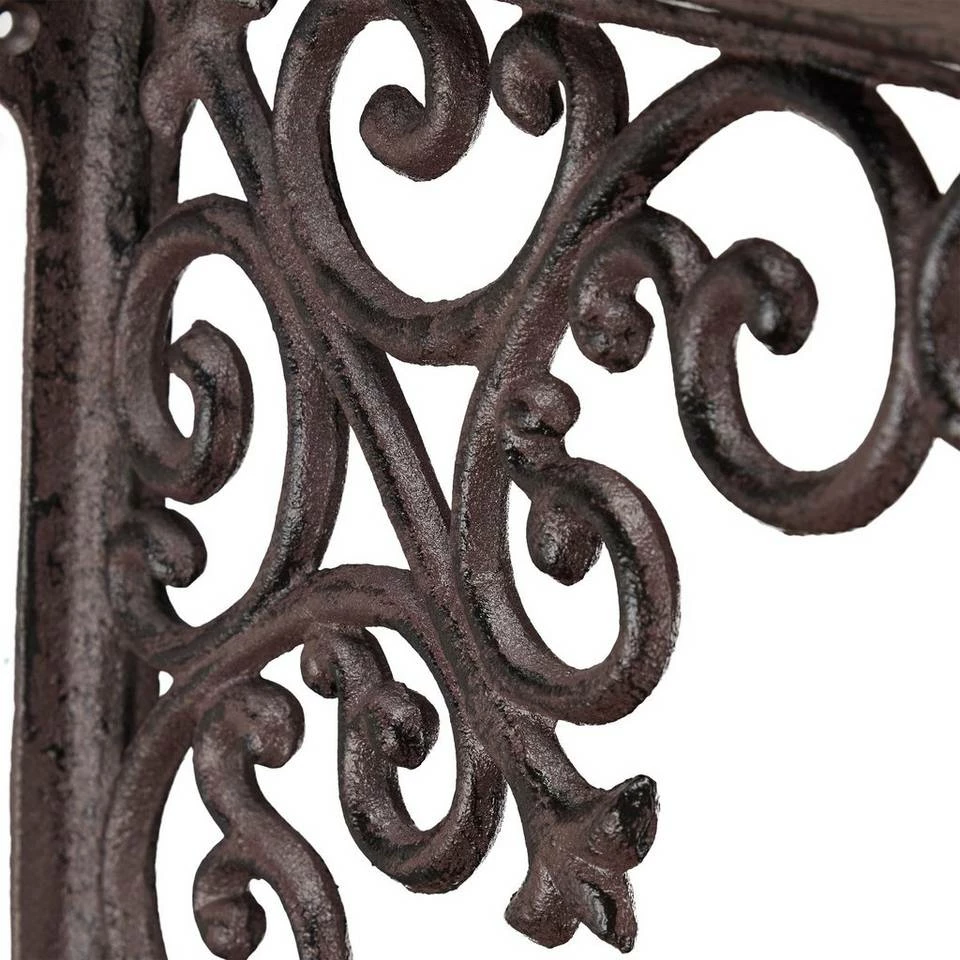 relaxdays Wandregalhalter »6 x Regalwinkel antik braun« 7 relaxdays Wandregalhalter »6 x Regalwinkel antik braun« – Bild 7