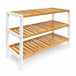 relaxdays Schuhregal »Schuhregal Bambus 3 Ablagen braun-weiß« -Deutschland Möbel Verkäufe 2024 4778c626 7814 562f 98e7 96b4bf3ab64c