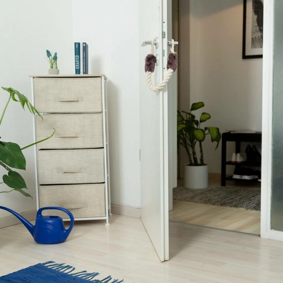 relaxdays Türdämpfer »Türkordel Klemmschutz 2er Set braun« 2 relaxdays Türdämpfer »Türkordel Klemmschutz 2er Set braun« – Bild 2