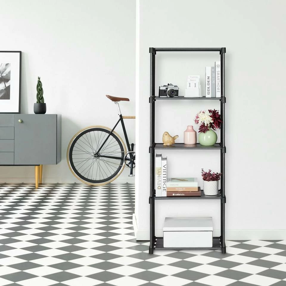 relaxdays Standregal »Standregal Stoff 4 Fächer« 3 relaxdays Standregal »Standregal Stoff 4 Fächer« – Bild 3