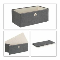 relaxdays Kommode »Schubladenschrank mit 2 Faltkörben« -Deutschland Möbel Verkäufe 2024 493e6d9f 7680 5eb6 849f be1ee443452e