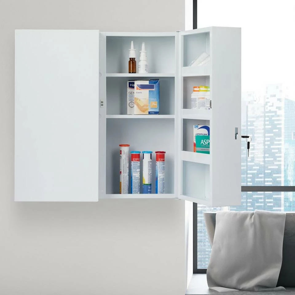 relaxdays Medizinschrank »Medizinschrank XXL 2-türig« 2 relaxdays Medizinschrank »Medizinschrank XXL 2-türig« – Bild 2