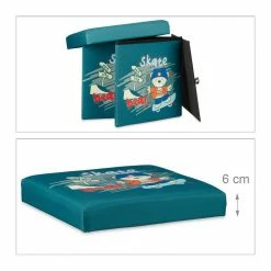 relaxdays Sitzhocker »Sitzhocker für Kinder mit Stauraum«, Bär Dunkelgrün Rot Orange, Gelb Hellblau Weiß -Deutschland Möbel Verkäufe 2024 4a47e459 94f5 57be 9502 dc8d77c640ba