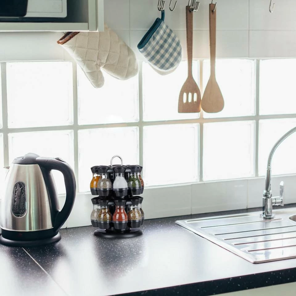 relaxdays Gewürzkarussell »Gewürzkarussell mit 16 Gläsern« 6 relaxdays Gewürzkarussell »Gewürzkarussell mit 16 Gläsern« – Bild 6