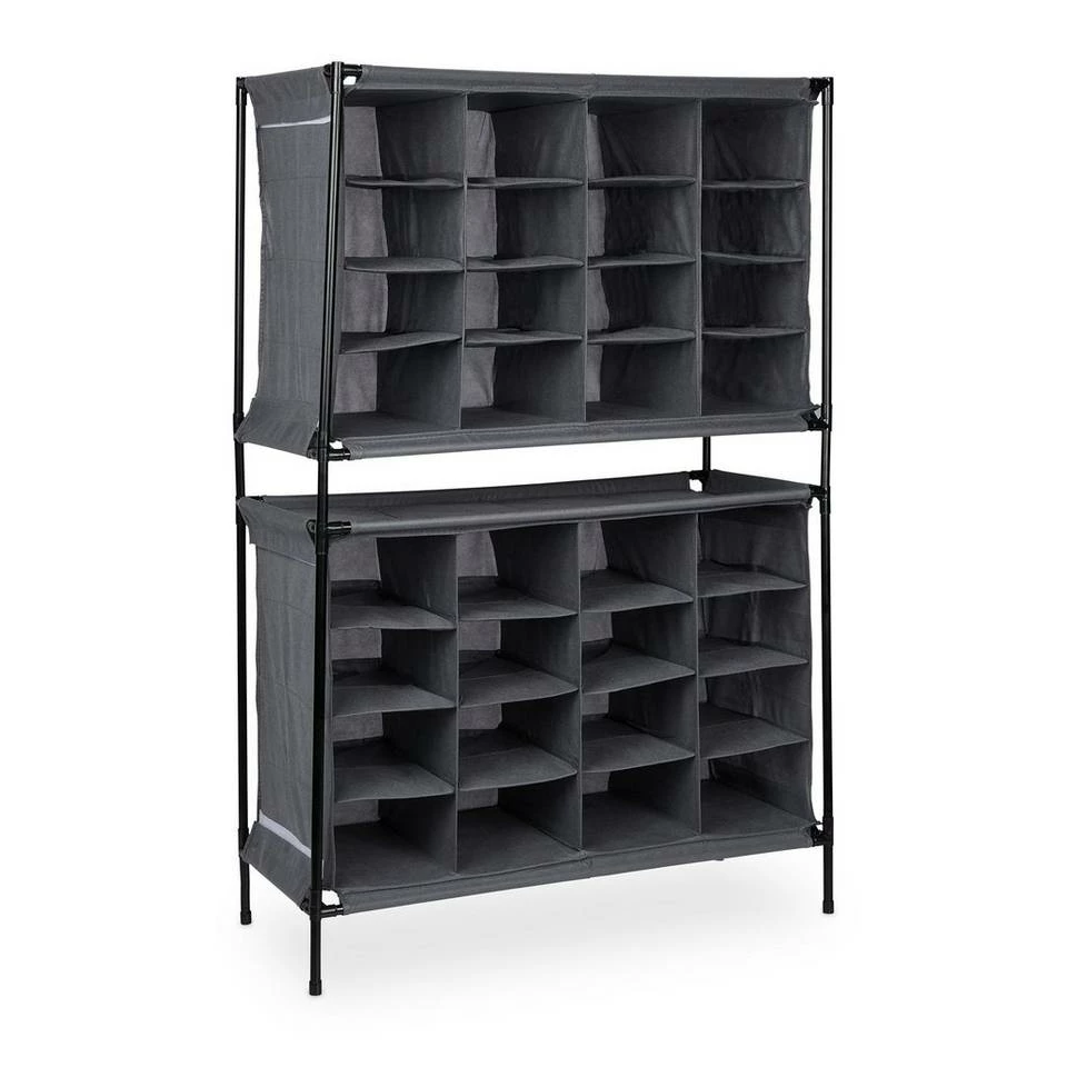 relaxdays Schuhregal »Camping Schuhregal«, Grau 6 relaxdays Schuhregal »Camping Schuhregal«, Grau – Bild 6