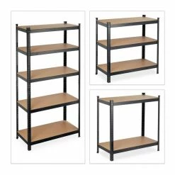 relaxdays Schwerlastregal »Schwerlastregal 180x90x45 schwarz« -Deutschland Möbel Verkäufe 2024 4d119518 0058 54c2 9562 c776a45a33bb