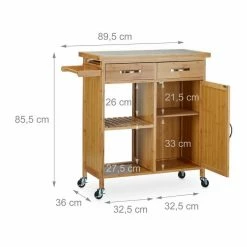 relaxdays Küchenwagen »Küchenwagen mit Marmorplatte« -Deutschland Möbel Verkäufe 2024 4e312834 fab8 5929 bc11 83c7f39906e3