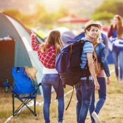 relaxdays Campingstuhl »Campingstuhl mit Fußablage«, Blau Blau Schwarz, Schwarz -Deutschland Möbel Verkäufe 2024 4e92f2db c3e9 5e71 8aab cbc81a301fe4