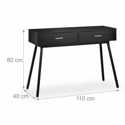 relaxdays Konsolentisch »Schwarzer Konsolentisch mit Schubladen« -Deutschland Möbel Verkäufe 2024 4e9496f6 398b 5d43 8029 32dbf8f29cc7