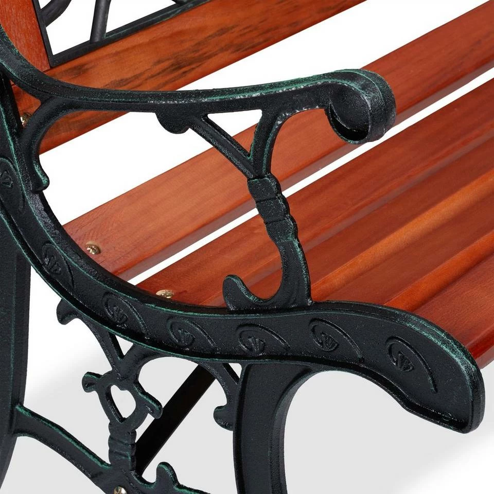 relaxdays Gartenbank »Gartenbank mit Rosenmuster« 6 relaxdays Gartenbank »Gartenbank mit Rosenmuster« – Bild 6