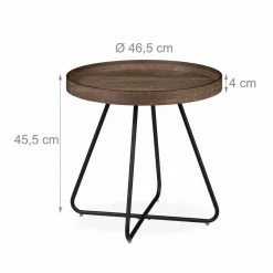 relaxdays Beistelltisch »Runder Beistelltisch braun«, M -Deutschland Möbel Verkäufe 2024 5000b7fd a499 5247 9ba8 405a140722c1