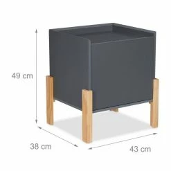 relaxdays Nachttisch »Dunkelgrauer Nachttisch mit Holzbeinen« 12 relaxdays Nachttisch »Dunkelgrauer Nachttisch mit Holzbeinen« -Deutschland Möbel Verkäufe 2024 50039be8 7f23 5e33 9e04 9b3abc58681b
