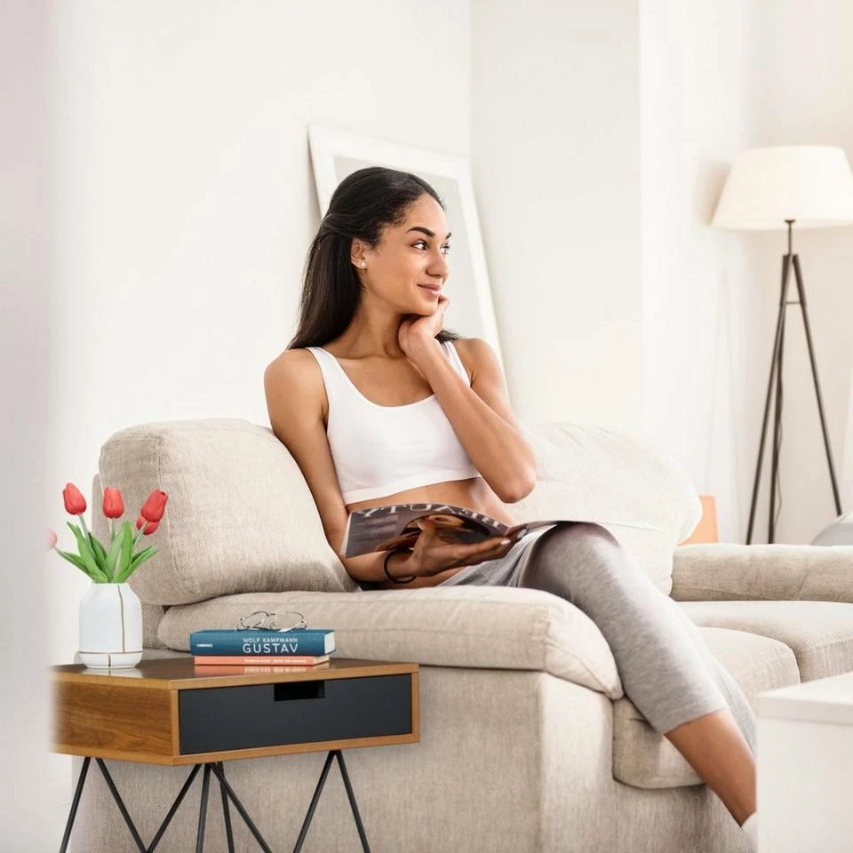 relaxdays Beistelltisch »Beistelltisch mit Schublade« 3 relaxdays Beistelltisch »Beistelltisch mit Schublade« – Bild 3