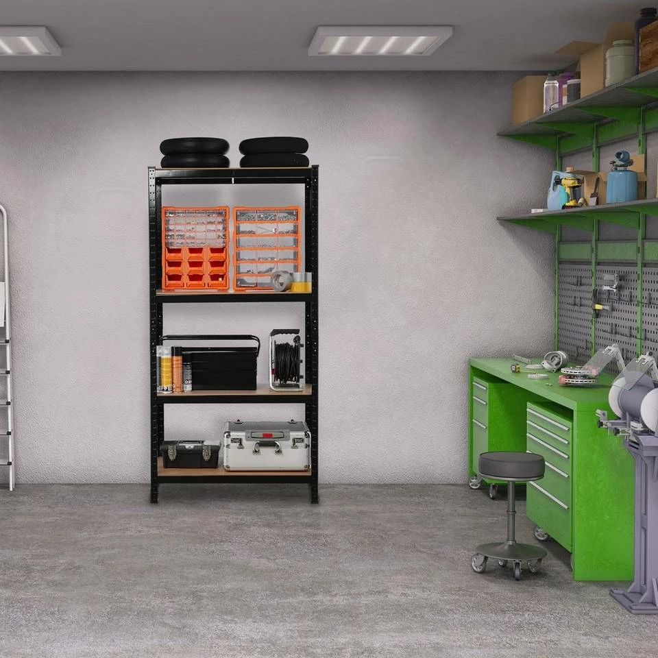 relaxdays Schwerlastregal »Schwerlastregal 1060 kg schwarz« 2 relaxdays Schwerlastregal »Schwerlastregal 1060 kg schwarz« – Bild 2