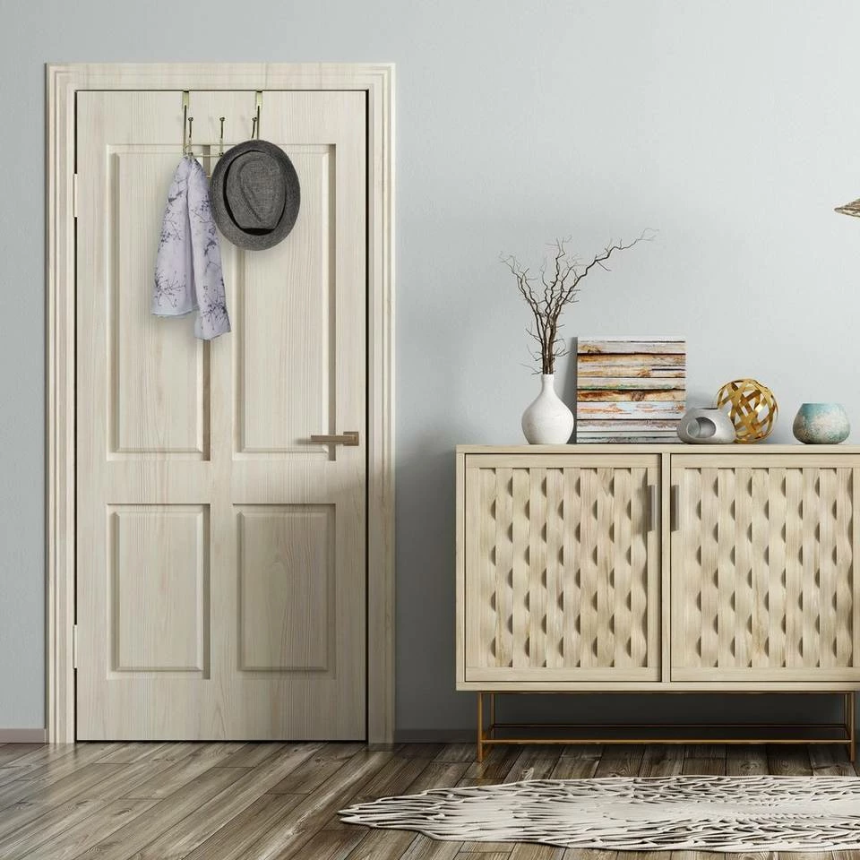 Türgarderobe »2 x Türgarderobe mit 3 Doppelhaken gold«, relaxdays 3 Türgarderobe »2 x Türgarderobe mit 3 Doppelhaken gold«, relaxdays – Bild 3