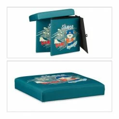 relaxdays Sitzhocker »Sitzhocker für Kinder mit Stauraum«, Bär Dunkelgrün Rot Orange, Gelb Hellblau Weiß -Deutschland Möbel Verkäufe 2024 51ddbea6 3127 5bf0 9051 6e601f08adf7