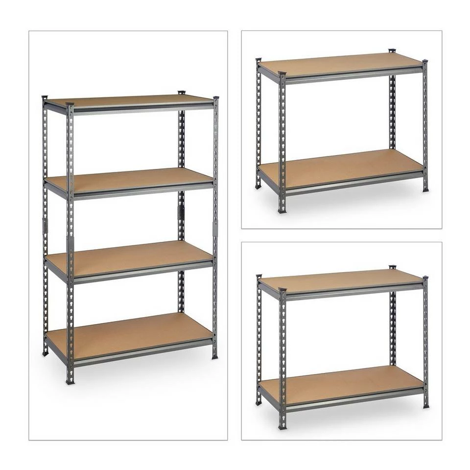 relaxdays Schwerlastregal »Schwerlastregal 4 Ebenen 1440 kg« 7 relaxdays Schwerlastregal »Schwerlastregal 4 Ebenen 1440 kg« – Bild 7